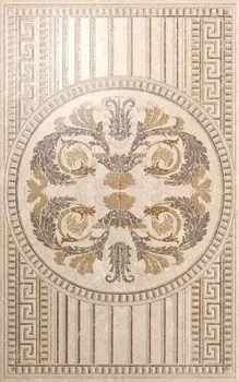 Декор для плитки Kerama Marazzi Феличе AC196/6193 вензель бежевый 25х40 см