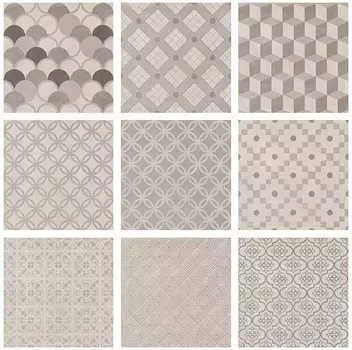 Kerama Marazzi Карнаби-стрит 1575T 20.1х20.1 см, плитка напольная орнамент (бежевая)