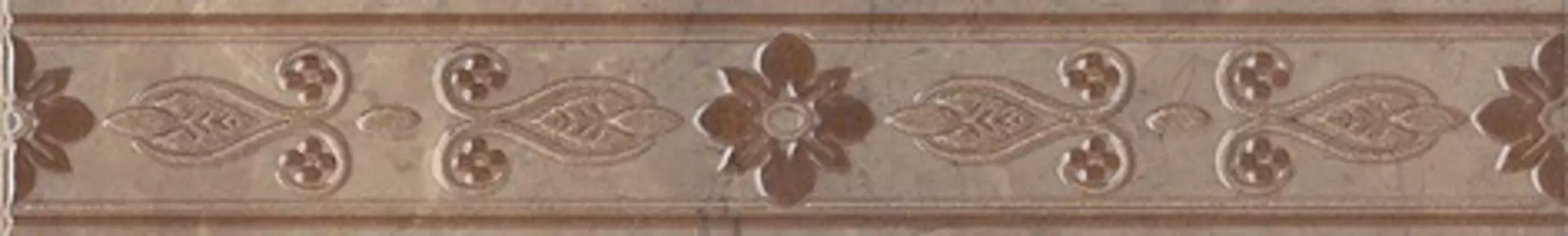 Бордюр Kerama Marazzi Мармион MLD\B06\6240 коричневый 6х40 см