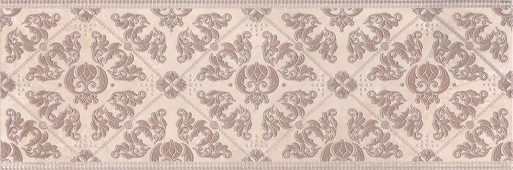 Декор для плитки Kerama Marazzi Розовый город AR168\12039 бежевый 25х75 см
