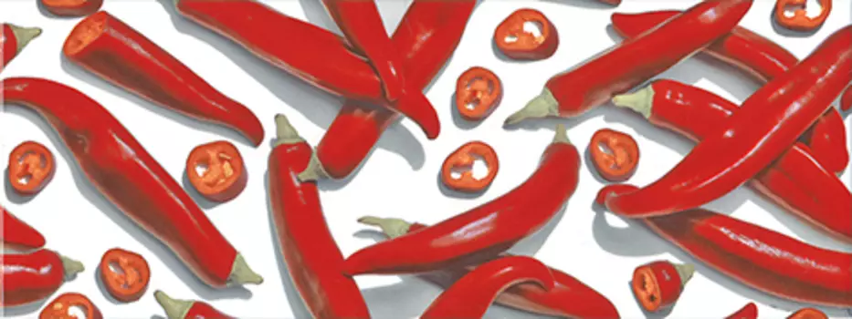 Декор для плитки Kerama Marazzi Салерно AC270\15000 красный 15х40 см