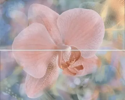 Декор для плитки Kerama Marazzi Сатари 7120T\A\B\3F панно розовое 50х40 см