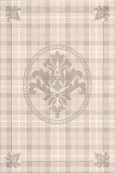 Декор для плитки Kerama Marazzi Традиция AD\B178\8236 клетка бежевый 20х30 см