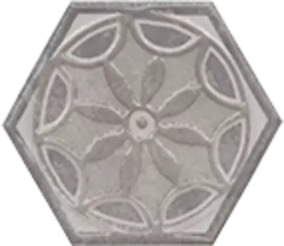 Декор для плитки Kerama Marazzi Тюрен HGD\A297\SG1010 вставка серая 10.4х12 см