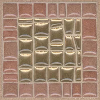 Декор для плитки Kerama Marazzi Виченца AD/B312/5246 вставка золото 4.9х4.9 см