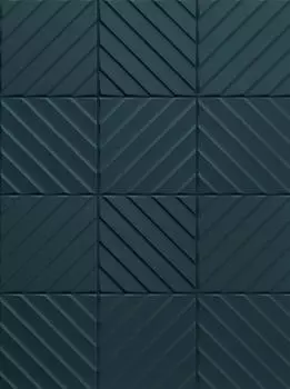 Керамическая плитка 4D Diagonal Deep Blue 20х20