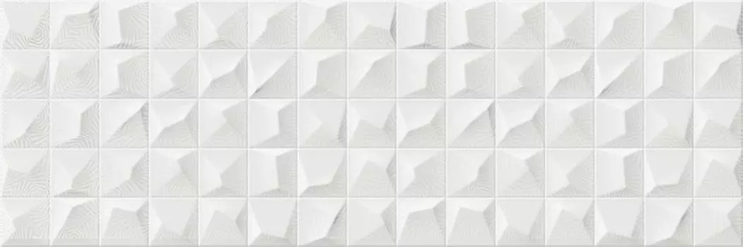 Керамическая плитка Cromatica Kleber White BRILLO 25х75