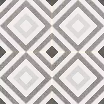 Керамическая плитка для пола Kerlife Hydraulic William Silver 45х45