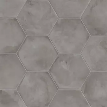 Керамическая плитка для пола Terra Antracite Esagonо 25х21,6