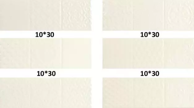 Керамическая плитка СП659 MONOPOLE ESENCIA Relieve Crema BRILLO 10х30