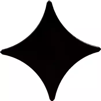 Керамогранит бордюр Gracia Ceramica Stella 110х110х8 мм черный 02