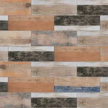 Керамогранит Cersanit ColorWood многоцветный 185х598х9 мм 9 шт 0.99 м2