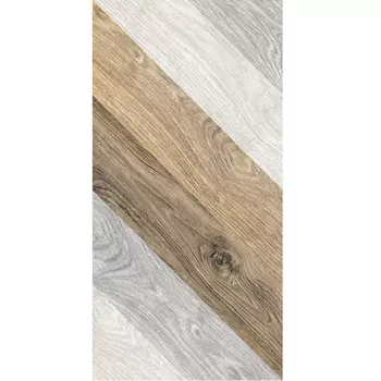 Керамогранит Керамин Рустик Ноттингем 7Д многоцветный микс шеврон 600х300х10 мм 8 шт 1.44 м2