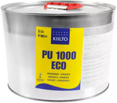 Kiilto PU 1000 Eco, 5 л, Грунтовка для паркетного клея полиуретановая