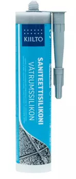 Kiilto Saniteettisilikoni 310 мл, Герметик силиконовый (бесцветный)