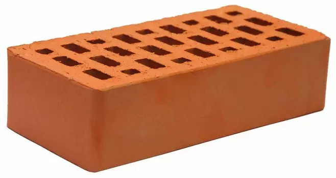 Кирпич 250х120х65 мм, Кирпич облицовочный одинарный гладкий (красный)