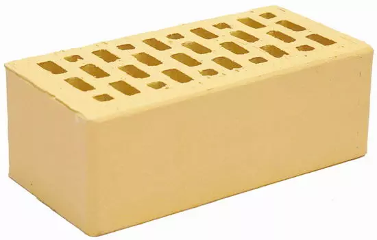 Кирпич 250х120х88 мм, Кирпич облицовочный полуторный гладкий (соломенный)