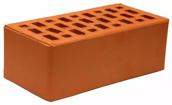 Кирпич 250х120х88 мм, Кирпич облицовочный полуторный гладкий (красный)