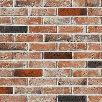 Кирпич декоративный White Hills Дерри Брик 386-50 рыже-серый