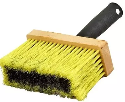 Кисть макловица с деревянной рукояткой и искусственной щетиной 180 мм