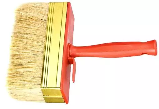 Кисть макловица с пластиковой рукояткой и искусственной щетиной 70х30 мм