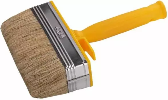 Кисть макловица с пластиковой рукояткой и натуральной щетиной 70 мм