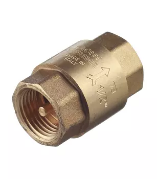 Клапан обратный Tiemme 1/2" внутрг латунный золотник