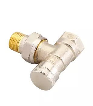 Клапан запорный Danfoss RLV-15 1/2" угловой никелированный