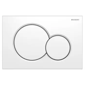 Клавиша смыва Geberit Sigma 01 белая