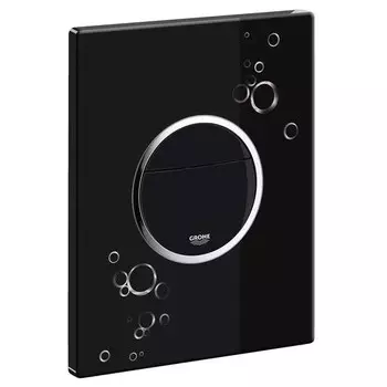 Клавиша смыва Grohe Nova Cosmopolitan Print 38847KI0 черный глянец