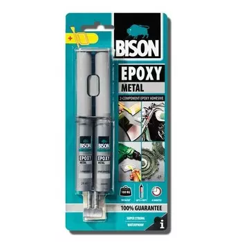 Клей эпоксидный Bison Epoxy Metal 6307222 24 мл