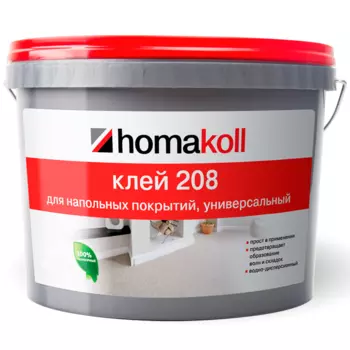 Клей для напольных покрытий Homakoll 208 универсальный 1.3 кг