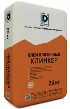 Клей для плитки De Luxe Клинкер 25 кг