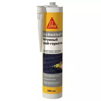 Клей-герметик битумный Sika BlackSeal-3 черный 300 г