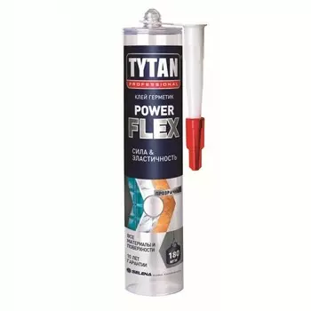 Клей-герметик Tytan Professional Power Flex бесцветный 290 мл