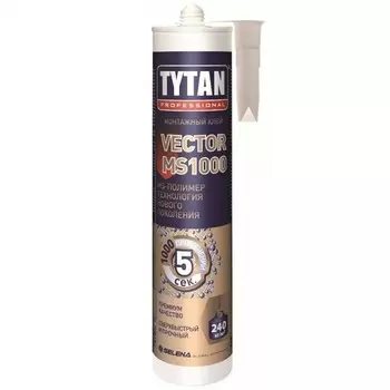 Клей-герметик Tytan Professional Vector MS-1000 кремовый 290 мл