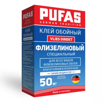 Клей обойный Pufas Vlies Direkt Флизелиновый специальный с индикатором 325 г