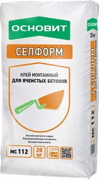 Клей Основит Селформ МС112, 20 кг монтажный