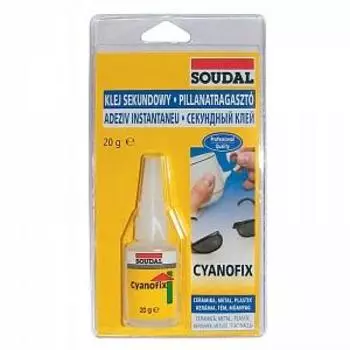 Клей секундный Цианофикс 12*3гр /Soudal/100072