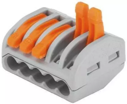 Клемма многоразовая Wago 222-415 5 контактов