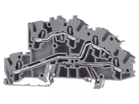 Клемма WAGO 2003-7646 5-и проводная серая 3х0.25-2.5 мм