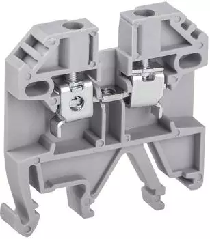 Клемма винтовая IEK КВИ YZN30-002-K03 серый 2,5 мм2