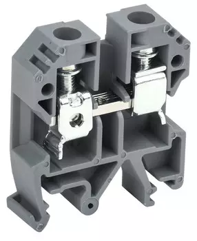 Клемма винтовая IEK КВИ YZN30-010-K03 серый 10 мм2