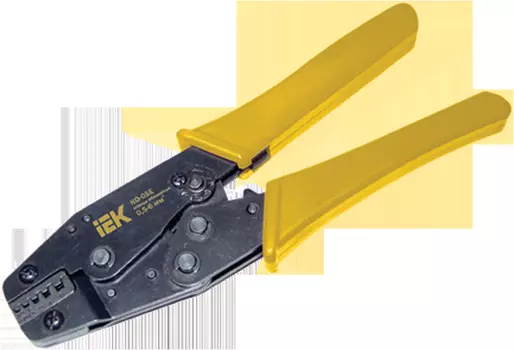 Клещи для обжима IEK КО-05Е 0,5-6 мм для Е-типа