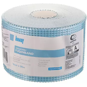 Лента стеклотканевая для швов Knauf Аквапанель 10 см 50 м