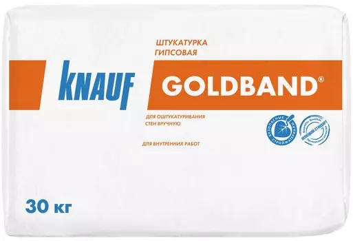 Knauf Гольдбанд, 30 кг, Штукатурка гипсовая