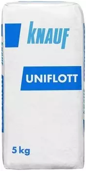 Knauf Унифлот 5 кг, Шпатлевка гипсовая высокопрочная (белая)