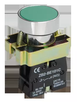 Кнопка управления IEK LAY5-BA31 без подсветки зеленая