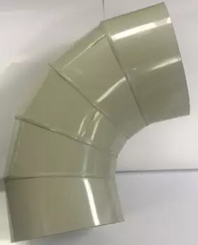 Колено трубы ПП 90 градусов D200 мм