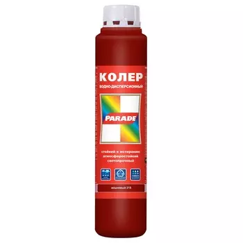 Колер водно-дисперсионный Parade Classic №215 вишневый 0.75 л